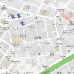 中華街と萬珍樓の地図