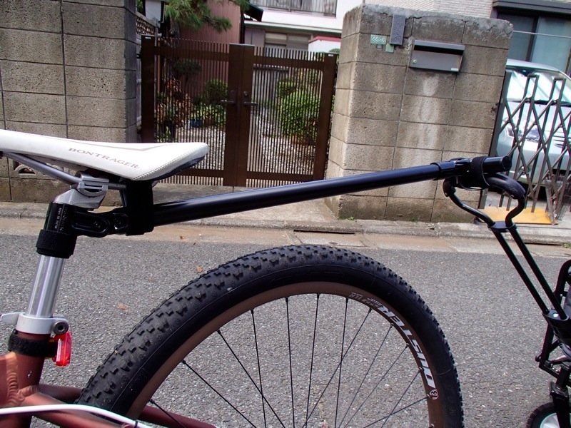 エレクターで自転車用のリアカーヒッチ作成