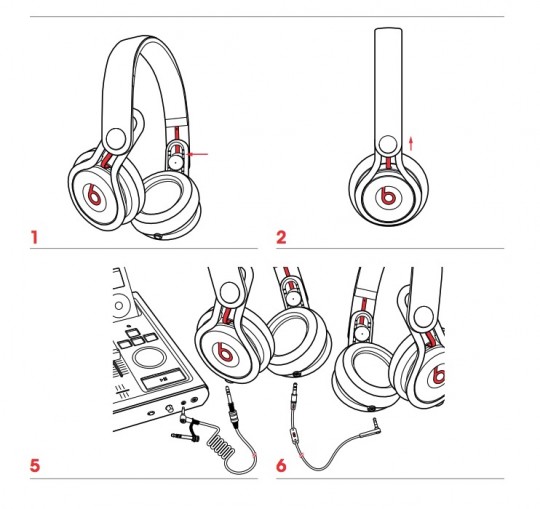 Beats Mixr 　ケーブル接続