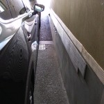 CX-8 幅270cmの駐車場に入れて右側を40cm程度確保