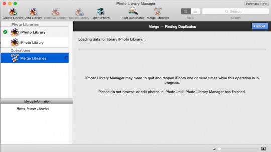 iPhoto Library Managerを使ってiPhotoライブラリを復旧