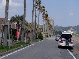 鴨川の海岸線道路