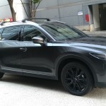 CX-8 2.2D PROACTIVE ホイール粉体塗装ブラック コーティング メッキ部ラップ Terzoエアロルーフキャリア