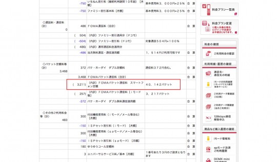 dmenuからdocomo idを利用設定するためだけに4万パケットも掛かったんですが