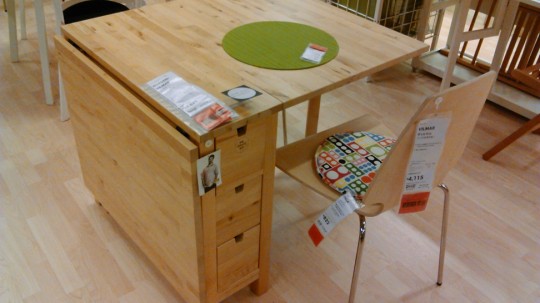 IKEA ドロップリーフテーブルNORDEN:VILMAR ノールデン:ヴィルマル1