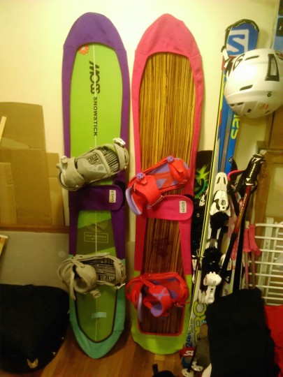 T.J BRAND Golden Bat + BURTON Lexa Crime SceneとMOSS SNOWSTICK 58PT